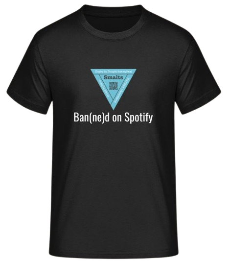 Ban(ne)d on Spotify — Smalts t-shirt